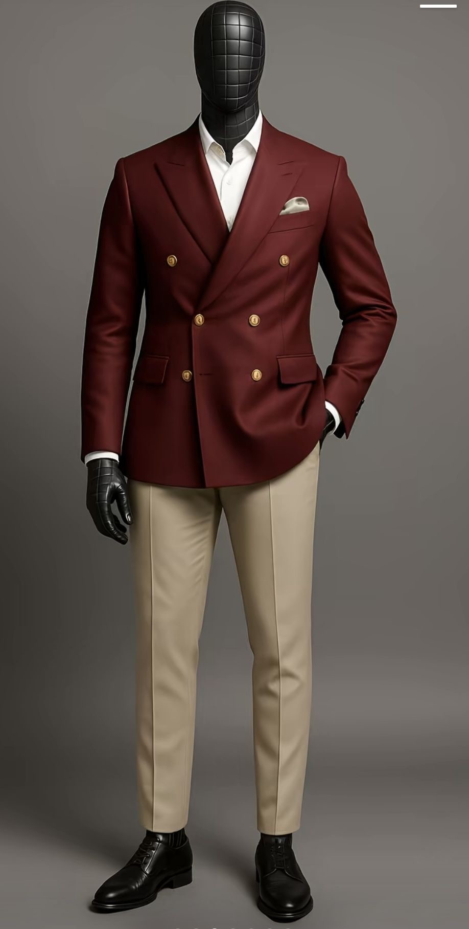 Men’s Double-Breasted Suit